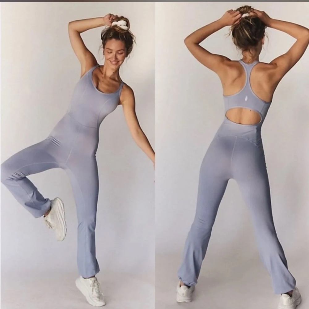 Lavender Performance Jumpsuit With Racerback And … - image 1